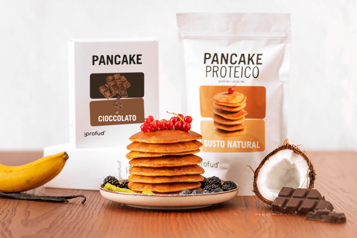 Protein Pancake profud natural e cioccolato