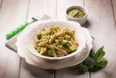 Pennette Proteiche al pesto di broccoli