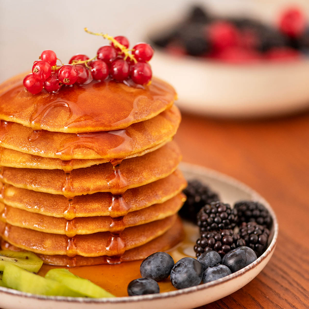 preparazione pancake proteici