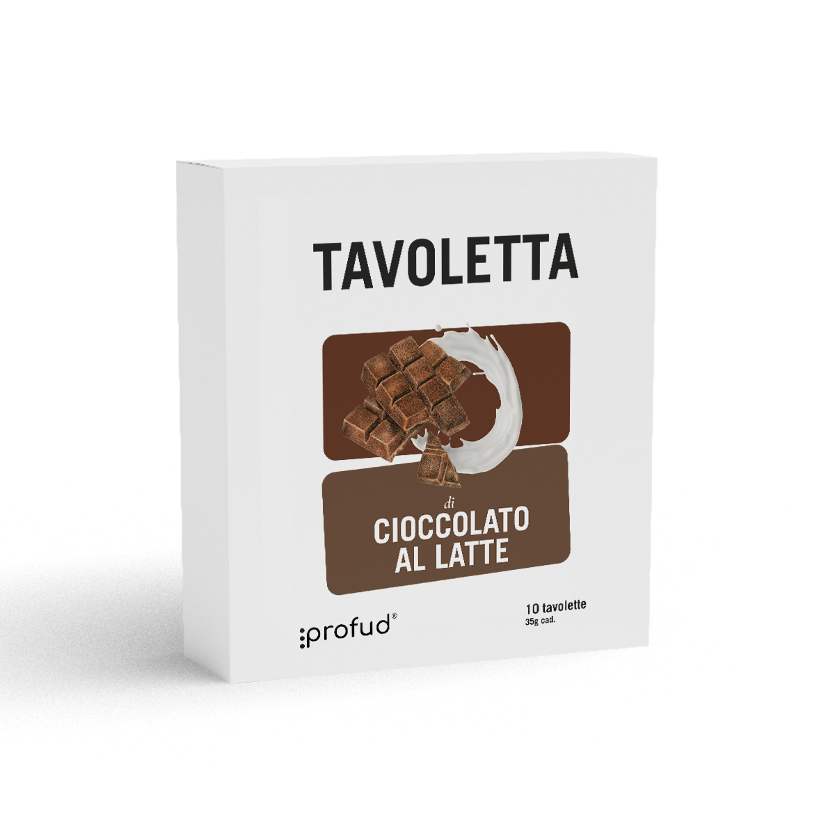 tavoletta cioccolata proteica latte profud